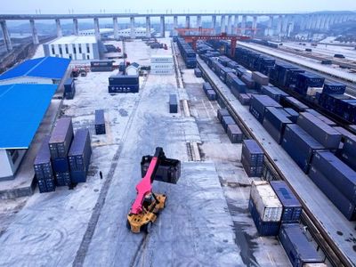 一港暢聯(lián)兩市場 湖南東盟集貨發(fā)運逐年倍增 集裝箱的購銷